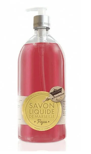 Les Petits Bains de Provence Savon Liquide Figue Flacon 1 Litre
