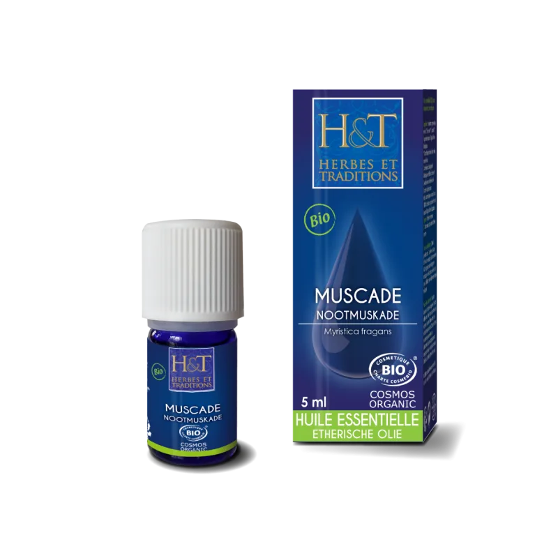 Herbes et traditions Huile Essentielle - Muscade (Noix) BIO 5 ml