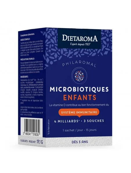 Dietaroma Probiotiques Enfants 15 Sachets