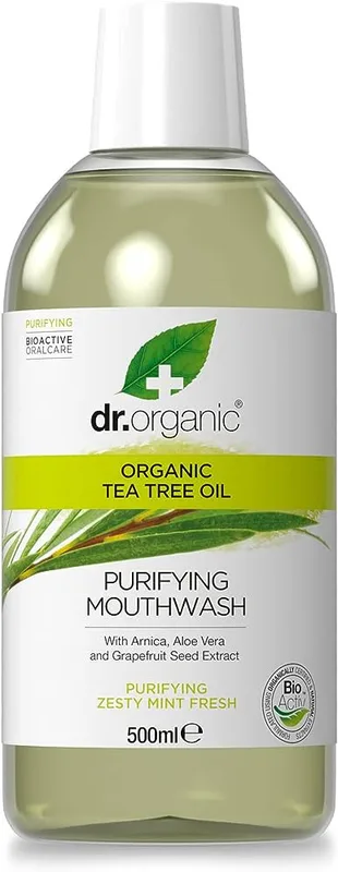 Dr.Organic Bain de Bouche Tea Tree 500 ml