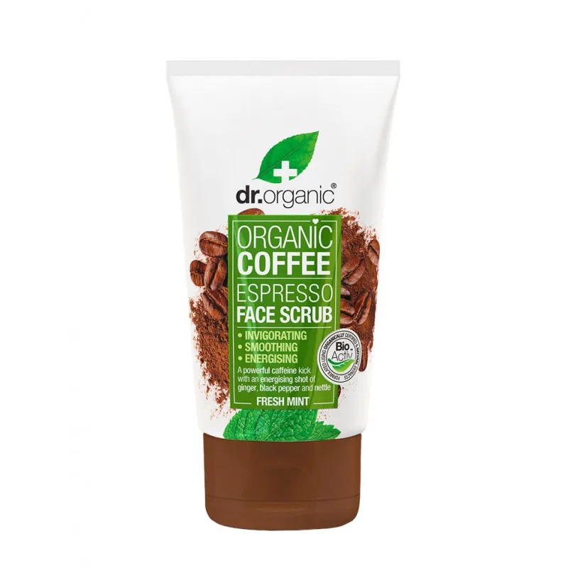 Dr.Organic Gommage pour le Visage au Cafe 125 ml