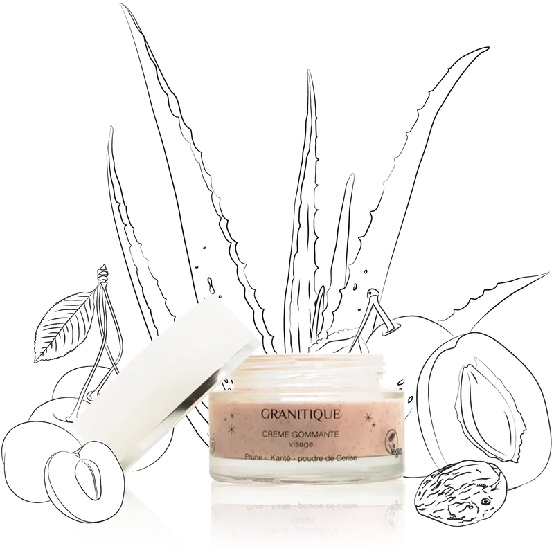 Fees en Provence Granitique Creme Gommante Visage 50 ml