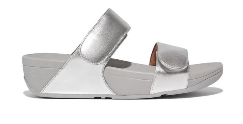 Fitflop Sandale Slide Lulu Ajustable en Cuir - SFT60110