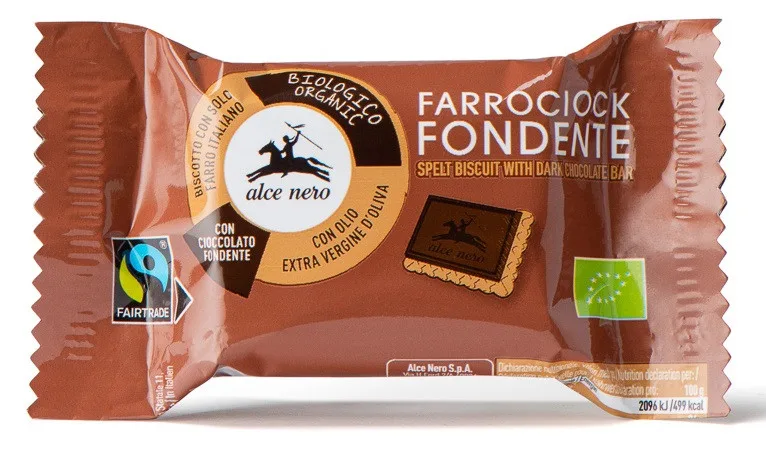 Alce Nero Biscuit Epeautre Chocolat au Lait 28 g