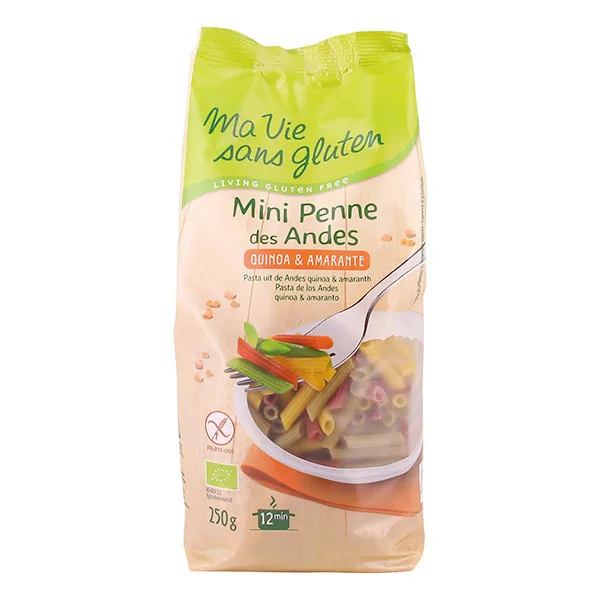 Ma Vie Sans Gluten Penne des Andes 3 Couleurs 250 g