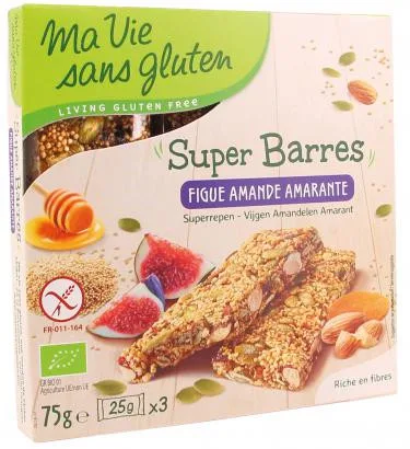 Ma Vie Sans Gluten Barres Figue Amande Amarante Sg 75 g