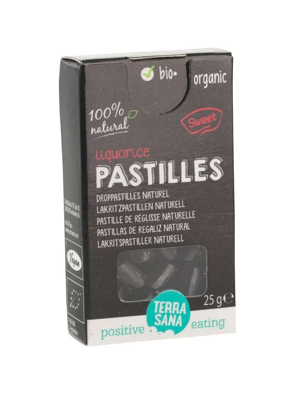 TerraSana Pastille de Reglisse Naturelle 25 g