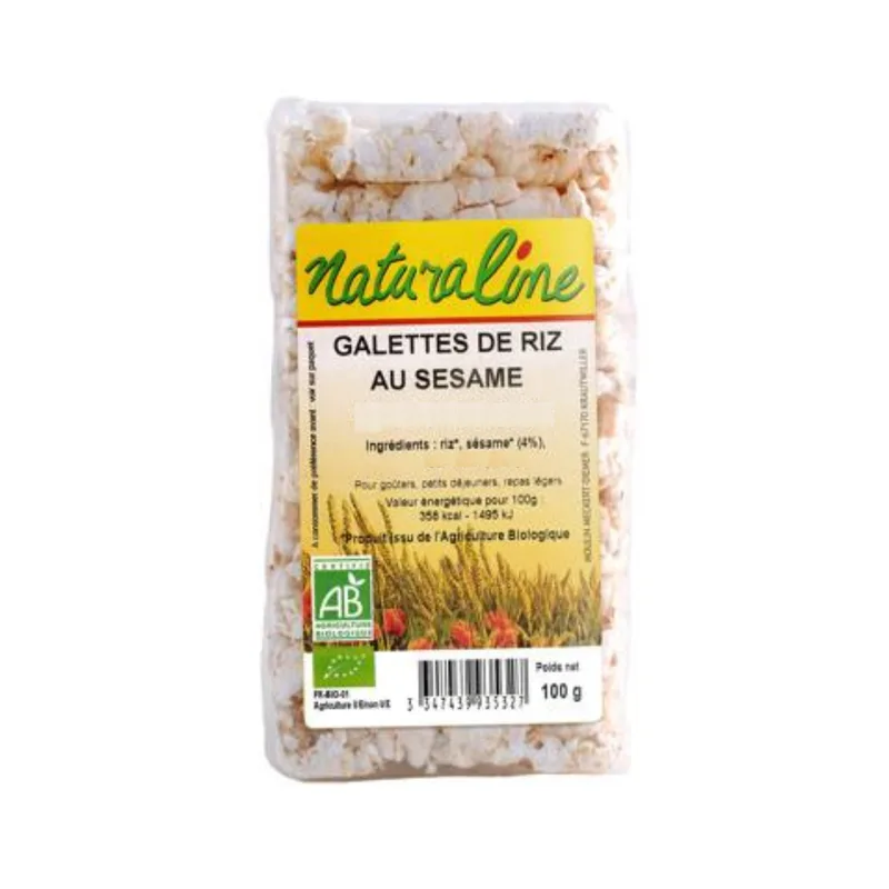 Naturaline Galettes de Riz Sesame 100 g