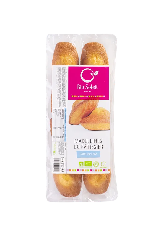 BIO Soleil Madeleines sans Beurre 180 g