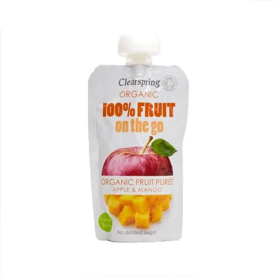 Clearspring Puree de Fruits Pomme Mangue 120 g