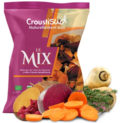 Croustisud Melange de Chips de Legumes 90 g