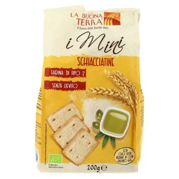 La Buona Terra Mini Crackers A l'Huile d'Olive 200 g