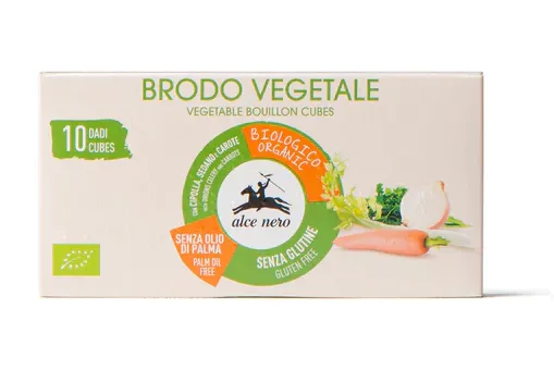Alce Nero Bouillon de Légumes Ss Huile de Palme Sg 10X10 g