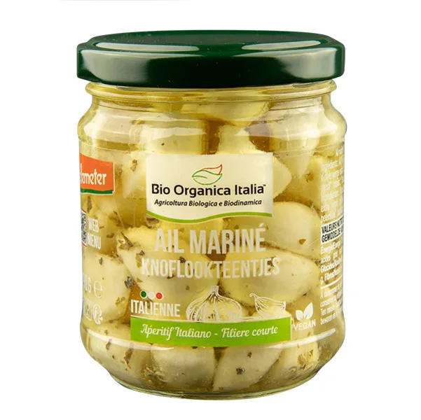 BIO Organica Ail Mariné à l'Huile Demeter 190 g