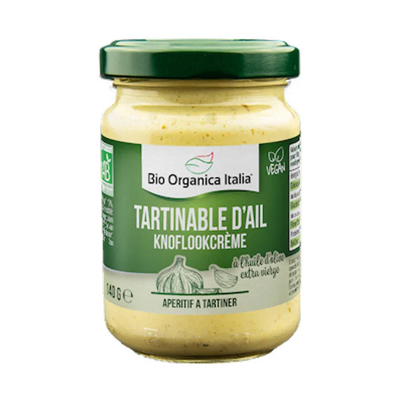 BIO Organica Tartinade à l'Ail Demeter 140 g