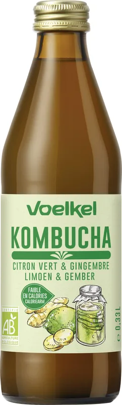 Voelkel Kombucha Gingembre Citron 75 cl