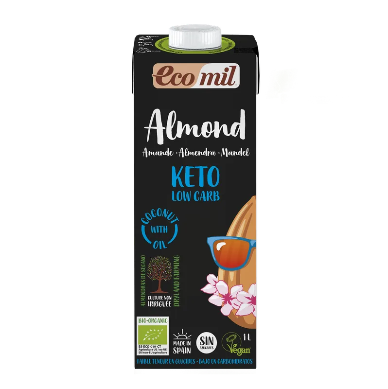 EcoMil Boisson d'Amande Keto 1 L