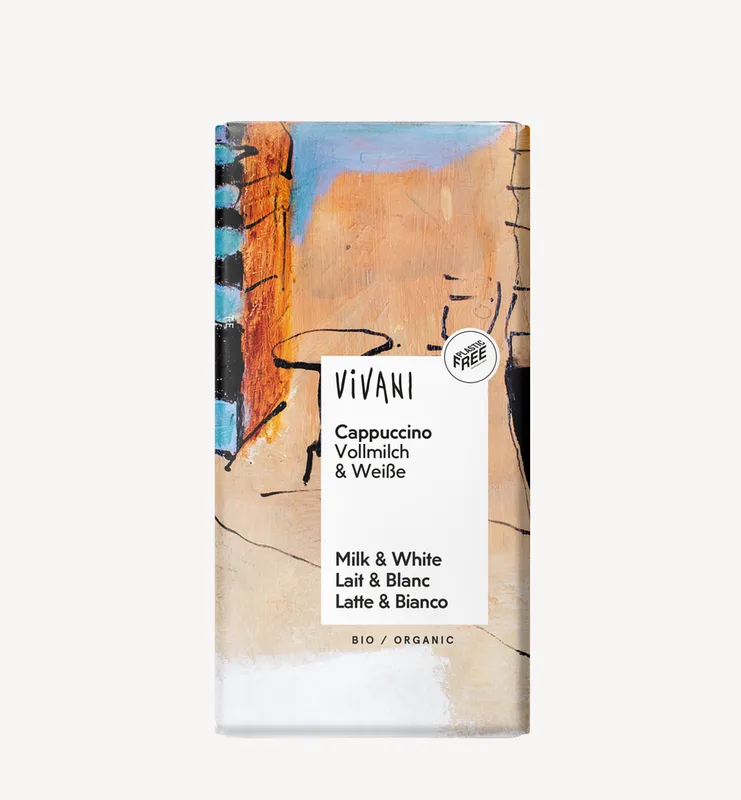 Vivani Tablette de Chocolat Cappuccino 100 g