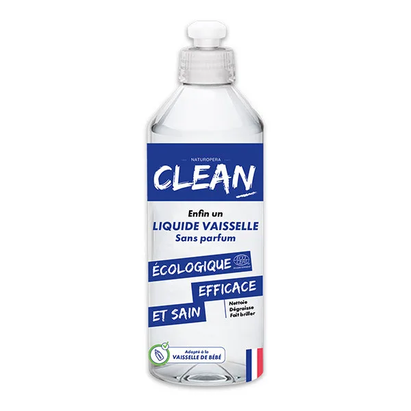 Clean Liquide Vaisselle sans Parfum 500 ml