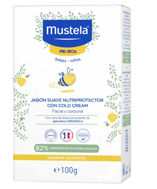 Mustela Savon Bebe Surgras au Cold Cream 100 g Nutri-Protecteur