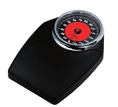 Pèse personne au sol noir L7003