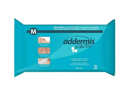 Indas gants de toilette imprégnés Addermis 0050 g40