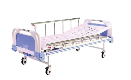 Lit manuel d’hospitalisation 1 position, une manivelle L8045