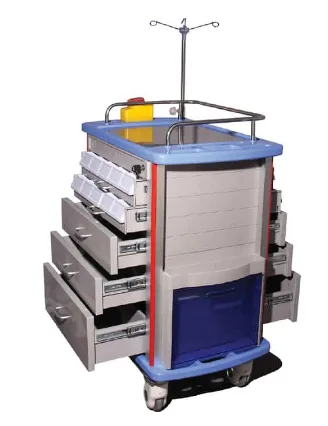 Chariot à médicaments à 5 tiroirs L8124