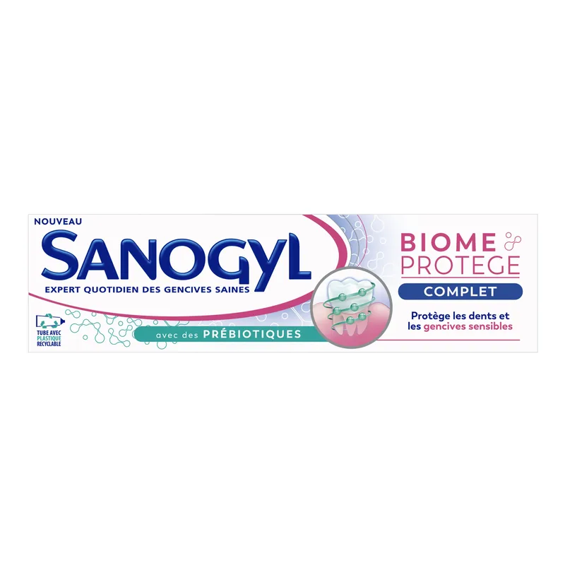 Sanogyl Dentifrice Dents Biome Protege Complet 75 ml