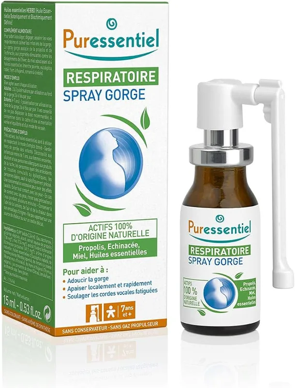 Puressentiel Respir Spray Gorge Respiratoire 15 ml