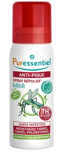 Puressentiel Anti Pique Spray Répulsif Bebe 60 ml