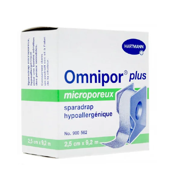 Hartmann Omnipor Sparadrap 2,5 cm* 5 m en rouleau