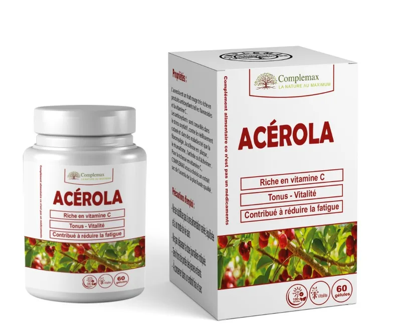 Complemax Acerola 500 mg 60 gelules