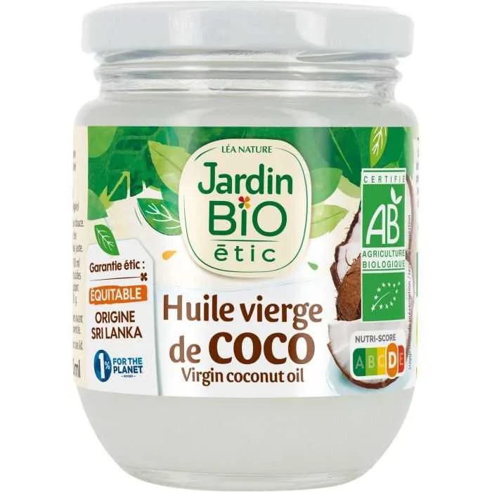 Jardin BIO Huile vierge bio de coco 184 g