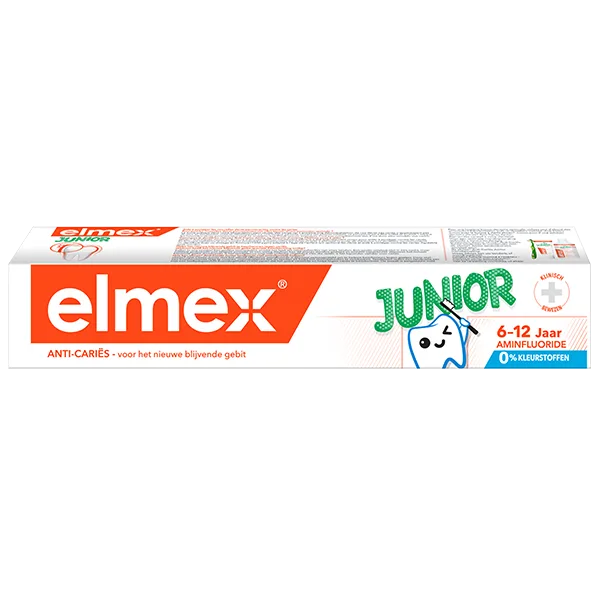 Elmex Dentifrice Junior 6-12 ans 75 ml