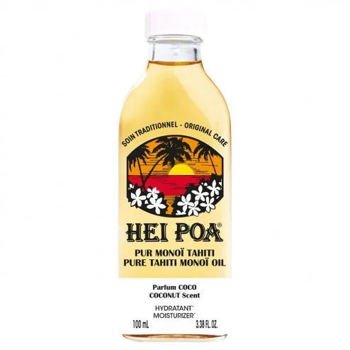 Hei Poa Soins traditionneles multi-usage pur monoï tahiti-parf coco 100 ml