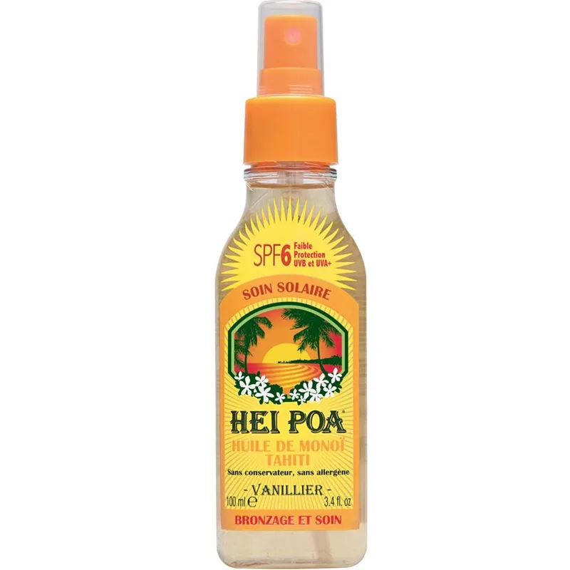 Hei Poa huile sèche au monoï-spf 6- parfum vanillier 100 ml