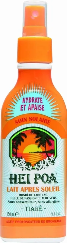 Hei Poa Lait après soleil -Parfum Tiari 150 ml
