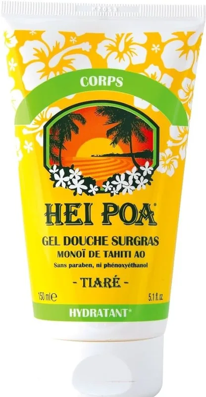 Hei Poa Gel douche surgras -parfum tiaré 150 ml