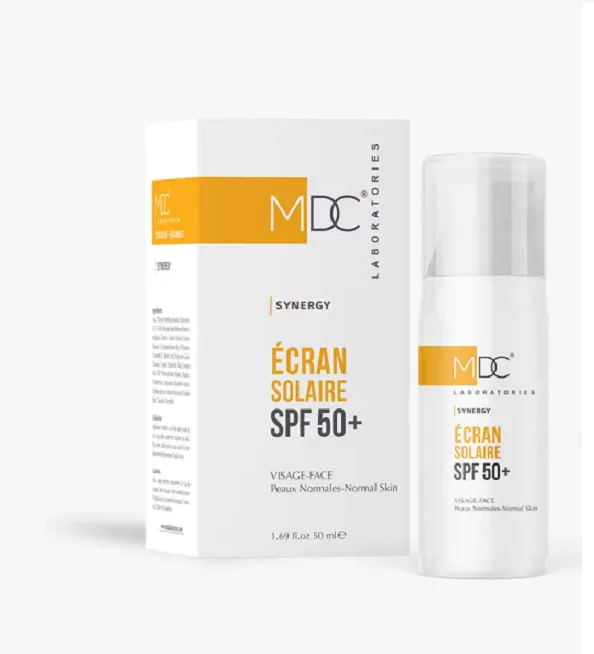 MDC Synergie Ecran solaire spf50+ Peau Normale 50 ml