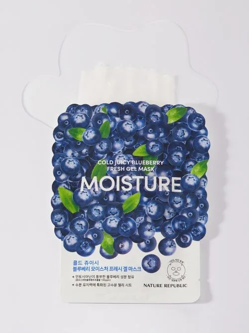 Nature Republic Cold Juicy Blueberry Moisture Fresh Gel Mask