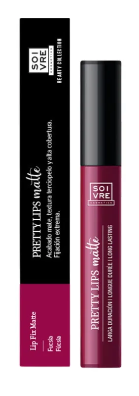 Soivre Pretty Lips Matte Fuchsia 5 ml «Rose Fuchsia» «water proof»