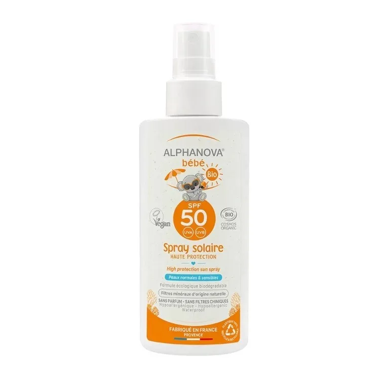 Alphanova Spray Solaire Bebe SPF50 BIO 125 g