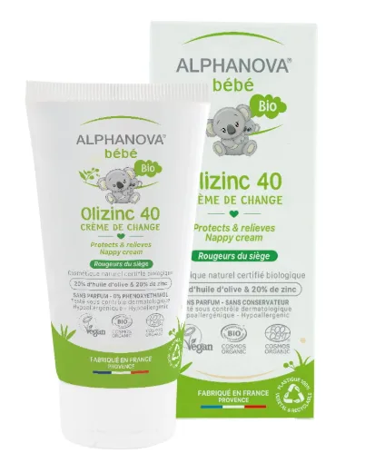 Alphanova Olizinc Creme de Change Bebe 50 g