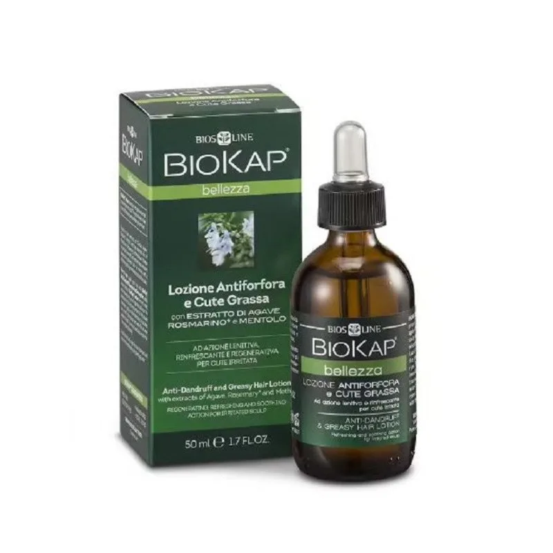 Biokap Lotion Antipelliculaire et Cheveux Gras Lotion sans Rinçage 50 ml