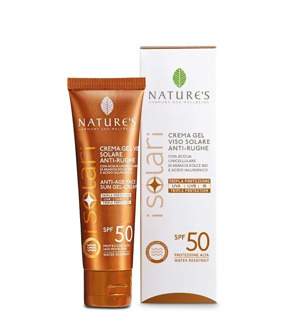 Natures Isolari Gel Creme Visage Anti-age Spf50 50 ml