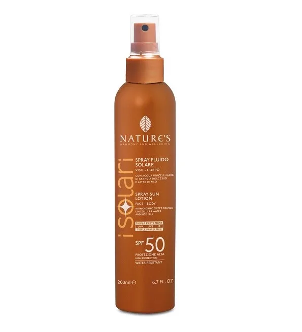Natures Isolari Spray Fluide Solaire Spf50 200 ml