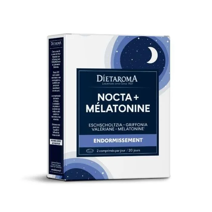 Dietaroma Nocta + Mélatonine 40 comprimés