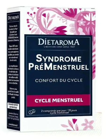 Dietaroma Syndrome Prémenstruel - Confort du Cycle 30 comprimés