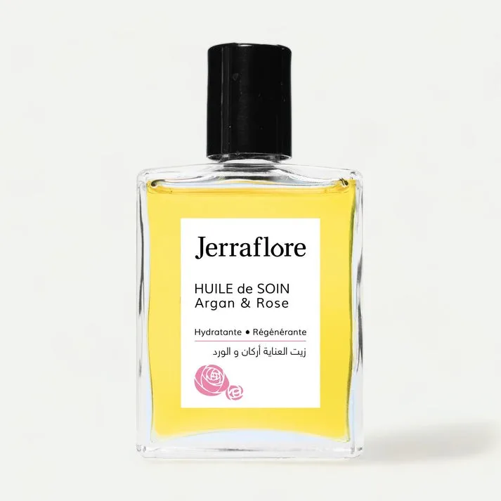 Jerraflore Huile de Soin Argan / Rose 60 ml
